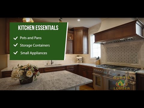 Curtis Lumber Designer Tips - Getting Started on Your Kitchen Design