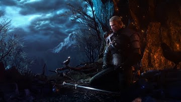 Witcher 3 main menu original video and live desktop