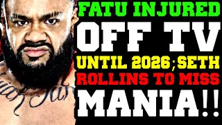 Breaking Wwe News Jacob Fatus Injury Update Shocks Fans Seth Rollins Out For 6 Months