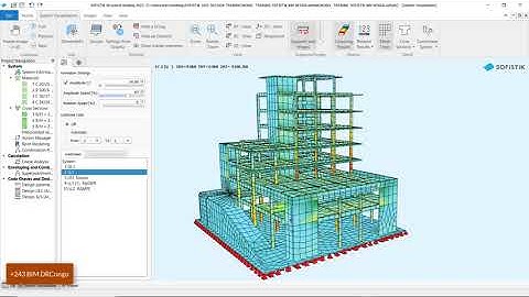 SofistiK Analysis and design 2023 for Revit,Part 4  Modal spectral analysis