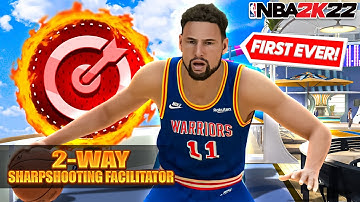 *FIRST EVER* 2 WAY SHARPSHOOTING FACILITATOR BUILD ON NBA 2K22! BEST GUARD BUILD ON NBA 2K22!