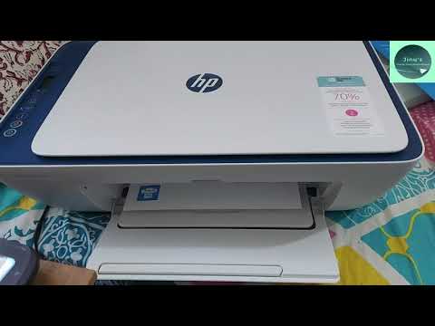 HP Deskjet 2721 Easy Wireless setup and Unboxing  How to Setup up the Wireless Print and Scan
