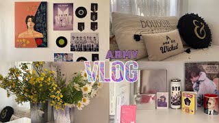 ARMY VLOG || 💜قررت اغير غرفتي 👏🏻غيرت غرفتي 180 درجة 😍 aesthetic || pinterest&korean style