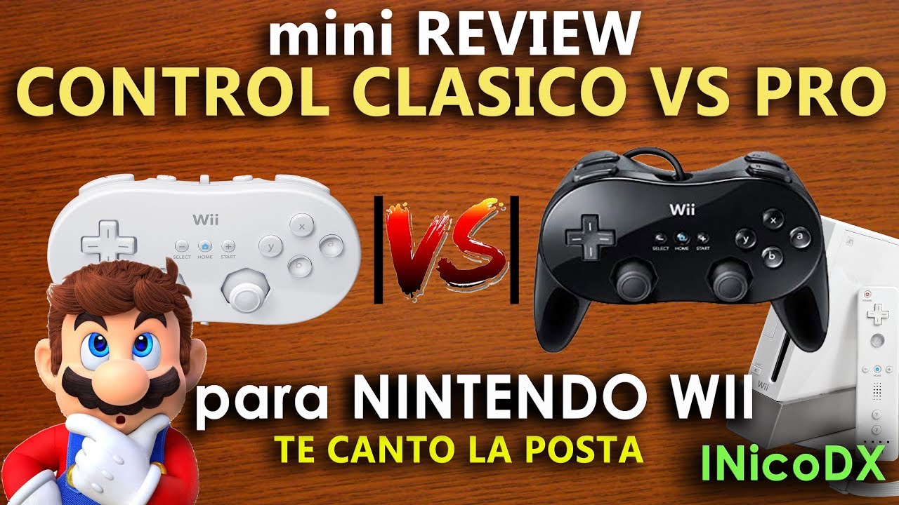 mini Review: Joystick Classic dynacom vs Pro controller de Nintendo wii  clasico 