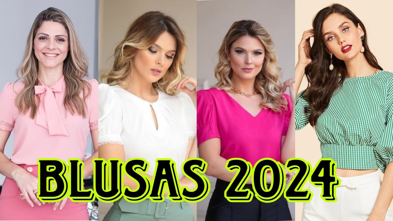 BLUSAS DE MODA Y TENDENCIAS 2024-23 JUVENILES Y CASUALES PARA