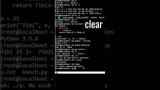command to clean Linux Terminal