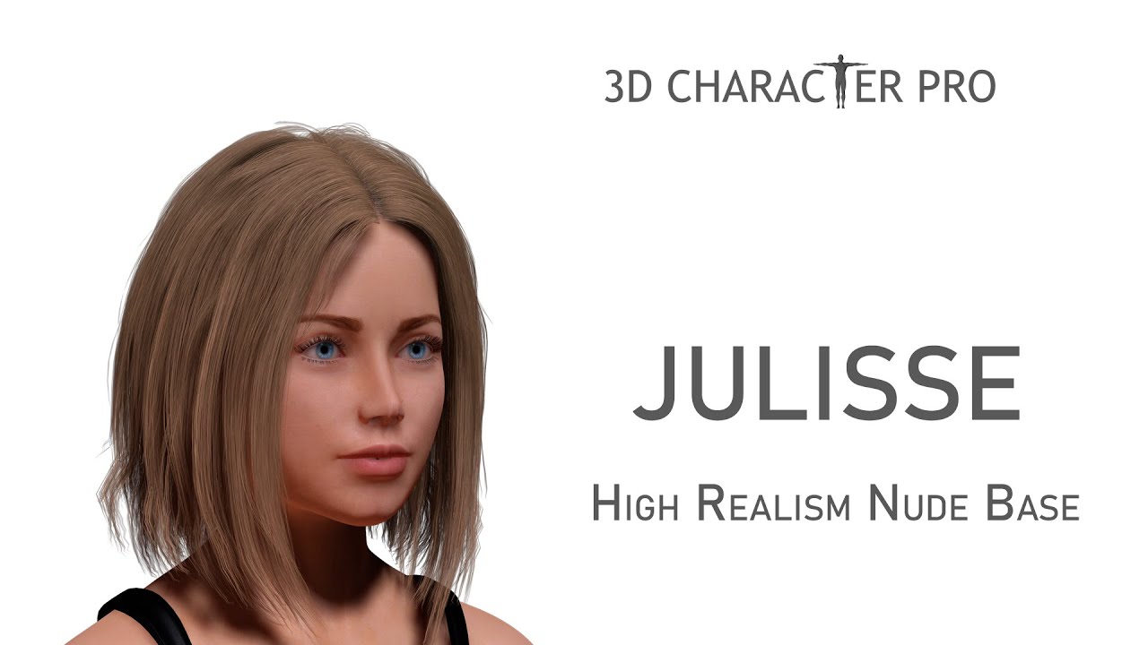 Julisse HD version – High-Realism Nude Base Character for iClone & Character Creator