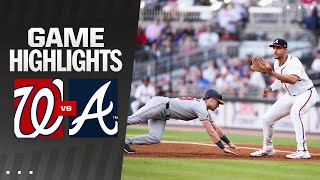 Nationals vs. Braves Game Highlights (5\/30\/24) | MLB Highlights