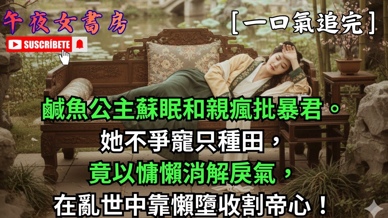 鹹魚公主蘇眠和親瘋批暴君，不鬥心機只種田。她以極致懶散消解帝王戾氣，將血色後宮變菜園，更在亂世中用一把種子收割暴君深情，慵懶平天下！