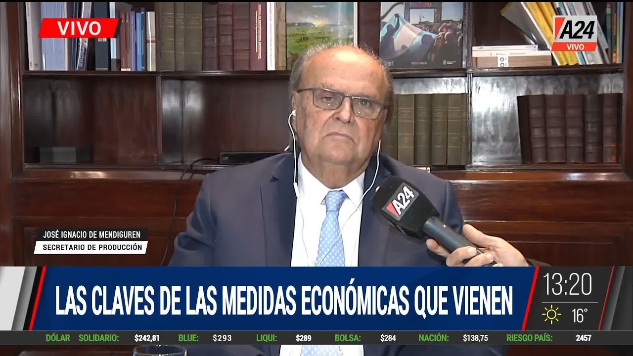 Jos Ignacio De Mendiguren Argentina Est Generando D lares I A24 