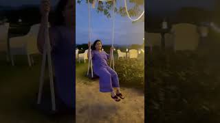 Actress Rajitha Chilling Her Weekend In Swinging On Swing New Video