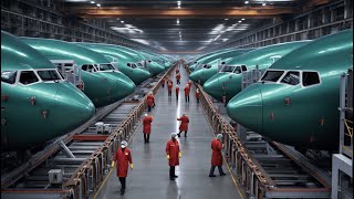Inside an Aircraft Factory: From Precision Parts to Boeing 737 MAX Assembly (Full Process)