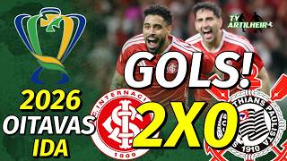 [Copa do Brasil '26] Oitavas | Ida | Internacional/RS 2 X 0 Corinthians | GOLS! | TV ARTILHEIRO