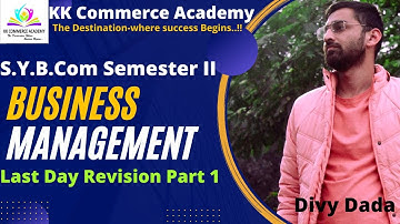 Sybcom| SPPU| Business Management | 2019 Paper Pattern | Last Day Revision #kkca #divy_dada