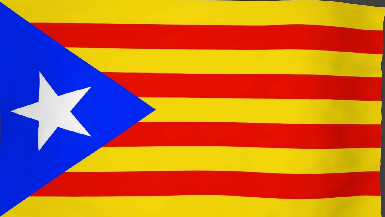 ESTELADA FLAG IN 3D WITH BLENDER - ELS SEGADORS HYMN - YouTube