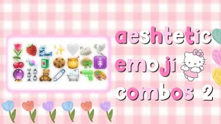 aesthetic emoji combos 2 🥛🧸 screenshot 5