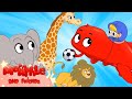 Zoo Soccer | Cartoons for Kids | Morphle and Friends| Mila and Morphle | My Magic Pet Morphle