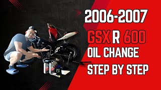 2006-2007 GSXR 600 Oil Change
