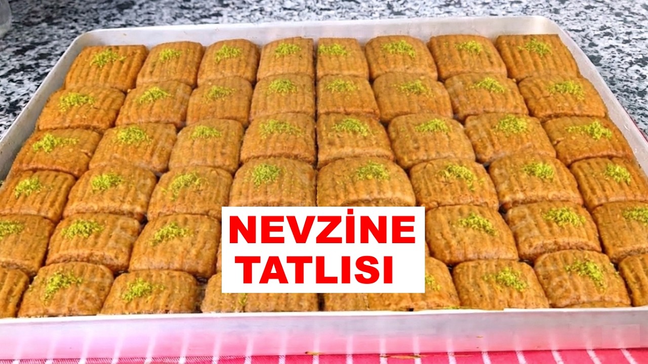 👉BAKLAVA DEĞİL AMA BAKLAVA LEZZETİNDE 👉 YİYENLER TARİFİNİ İSTİYOR❗ NEVZİNE TATLISI TARİFİ