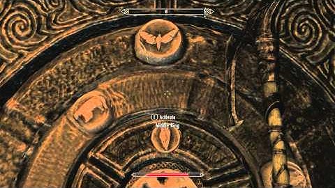 Skyrim Bleak Falls Barrow Claw Door