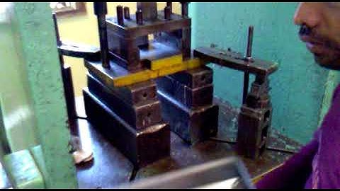 Sheet Metal Embossing Operation