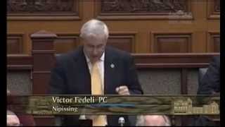 MPP Fedeli delivers Gas Plant Scandal bombshell April 11-2013