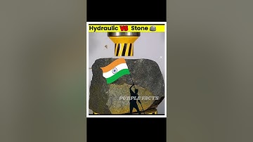 Hydraulic Press Vs Stones! |Purple Facts_Facts In Tamil_Facts In Minutes_Minutes Mystery#Shorts
