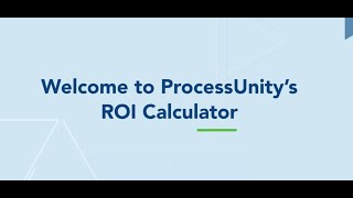 ProcessUnity Third-Party Risk Management ROI Calculator