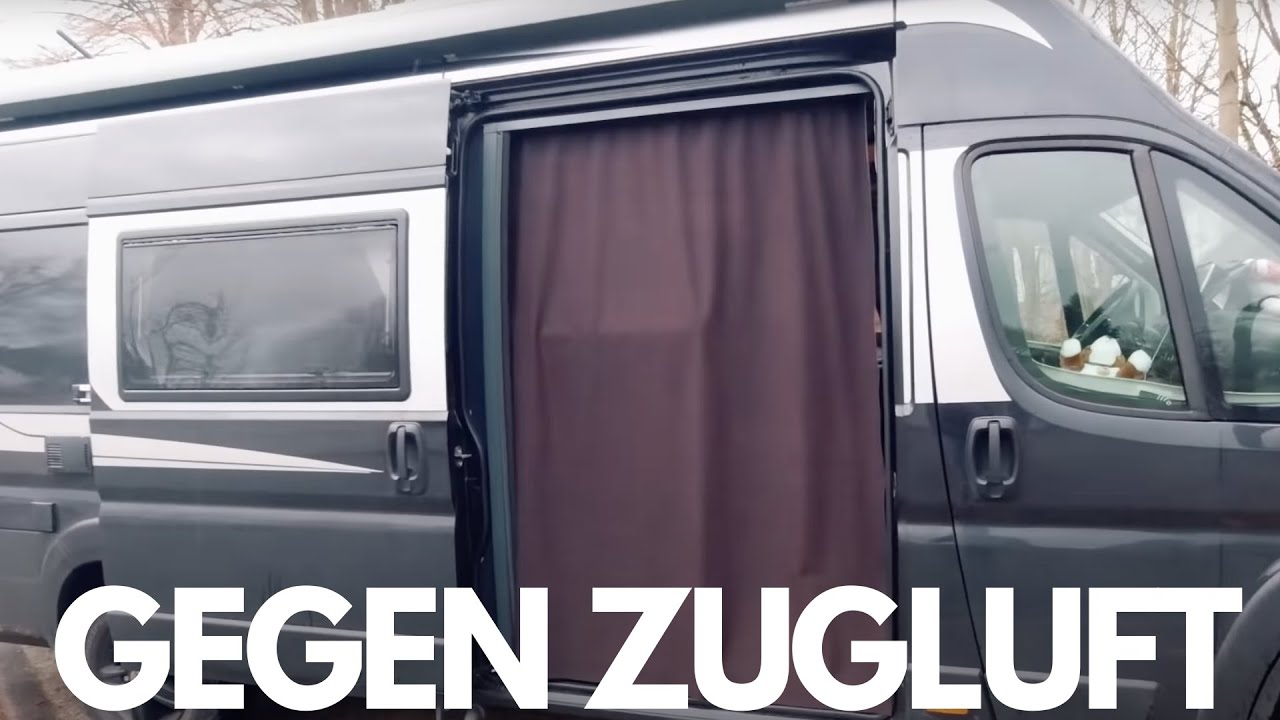 Vorhang Fur Die Schiebetur Im Kastenwagen Diy Bastelanleitung