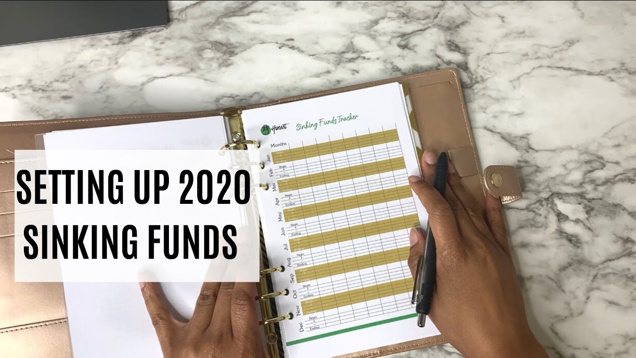 How To Create Sinking Funds For 2020 | Financial Freedom Journey