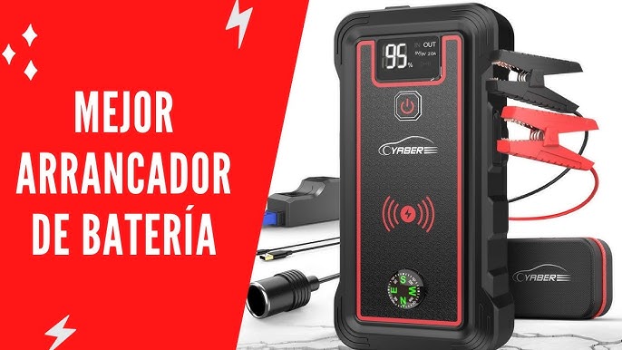 DINKALEN Arrancador de Coches, 12800mAh Arrancador de Baterias de