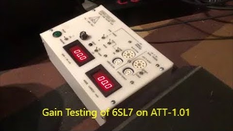 6SL7 testing by Space-Tech Lab. ATT-1.01