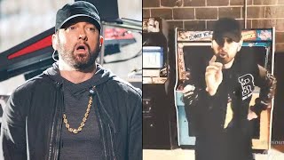 Eminem Reveals Who Won His #GodzillaChallenge And A Young Fan Lip-Syncs His Way To Victory | MEAWW