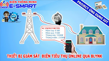 Thiết bị giám sát điện tiêu thụ online qua blynk dùng pzem 004t và esp8266 - Project ứng dụng IOT