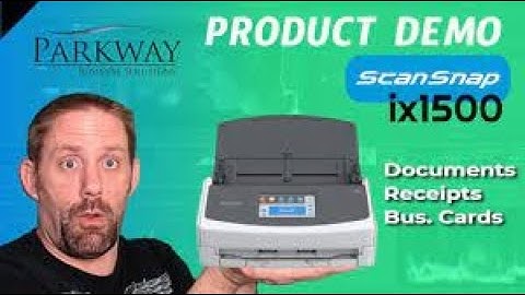 Fujitsu Scan Snap iX1500 Color Duplex Document Scanner with Touch Screen  Full Setup & Reviews