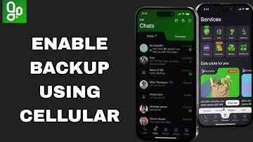 Hoe u een back-up kunt inschakelen met behulp van Cellular op de GoChat-app | Stap voor stap