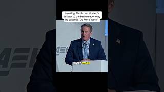 Insulting. This is Jon Husted’s Answer to the broken economy he caused: “Do More Work”