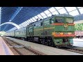 16  Молдова, ЖД вокзал Кишинев, прибытие поезда "Москва - Кишинев" № 341 август 2018