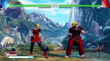 SFV Beta 2 Karin basic combos. (10-24-15)