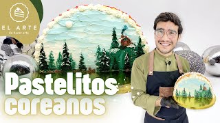 Pastelito coreano minimalista - El arte de hacer arte