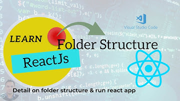 ReactJs folder & file structure  |Create and run first hello world reactjs application