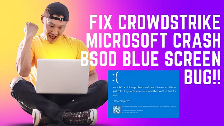 Fix Windows 11/10 CrowdStrike/Microsoft Crash BSOD Blue Screen BUG!!