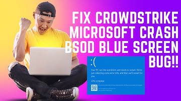 Fix Windows 11/10 CrowdStrike/Microsoft Crash BSOD Blue Screen BUG!!