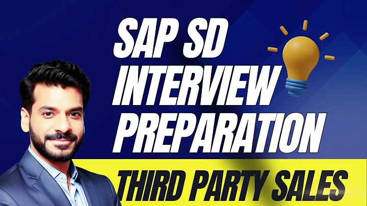 SAP SD Interview Preparation: Third Party Sales in SAP SD
