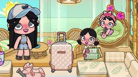 ¡PRIMER DÍA DE PLAYA DEL NUEVO BEBE 🌊! *¡NOS VAMOS DE VACACIONES ! en AVATAR WORLD *NALA💞