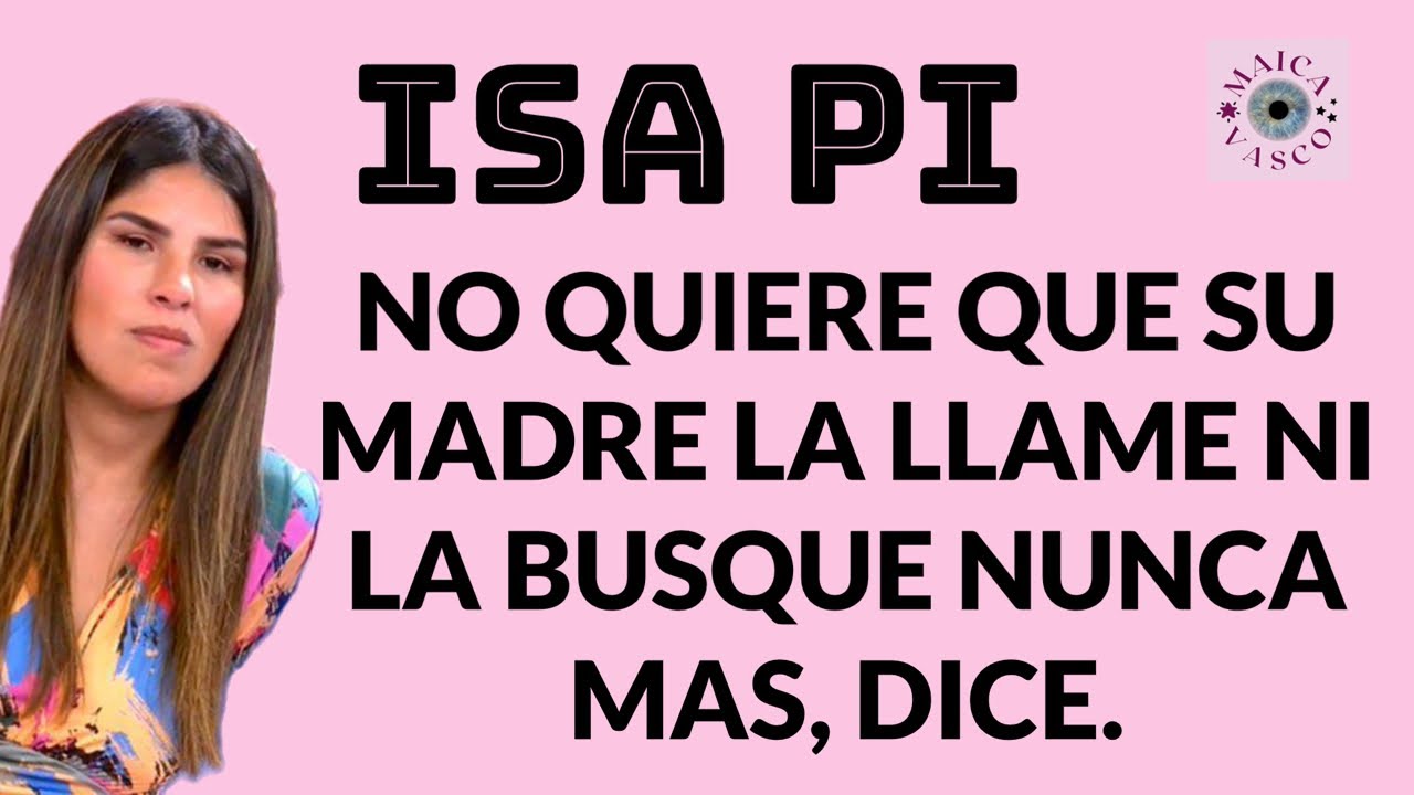 ISABEL PANTOJA: ISA PI RENIEGA DE ELLA PARA SIEMPRE: SACAMOS SU HEMEROTECA 💣