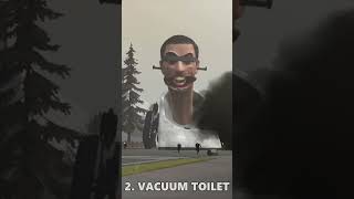 Top 5 Dangerous Skibidi Toilet 🚽