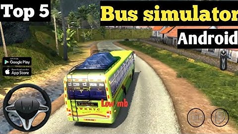 🚍 Top 5 Realistic Bus Simulator Games for Android | Ultra HD Graphics! 😱