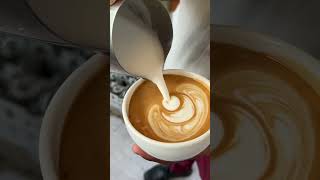 Coffee art rosetta  #youtubeshorts #trendingshorts #shorts #shortsvideo