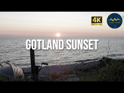 Breathtaking Gotland Sunset with Relaxing Ocean Waves | Coastal Calm